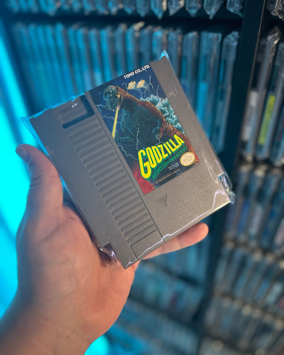Day 220 of sharing a game from my NES Collection. Godzilla. #retro  #twitch #streamer #gamer #collector #nes