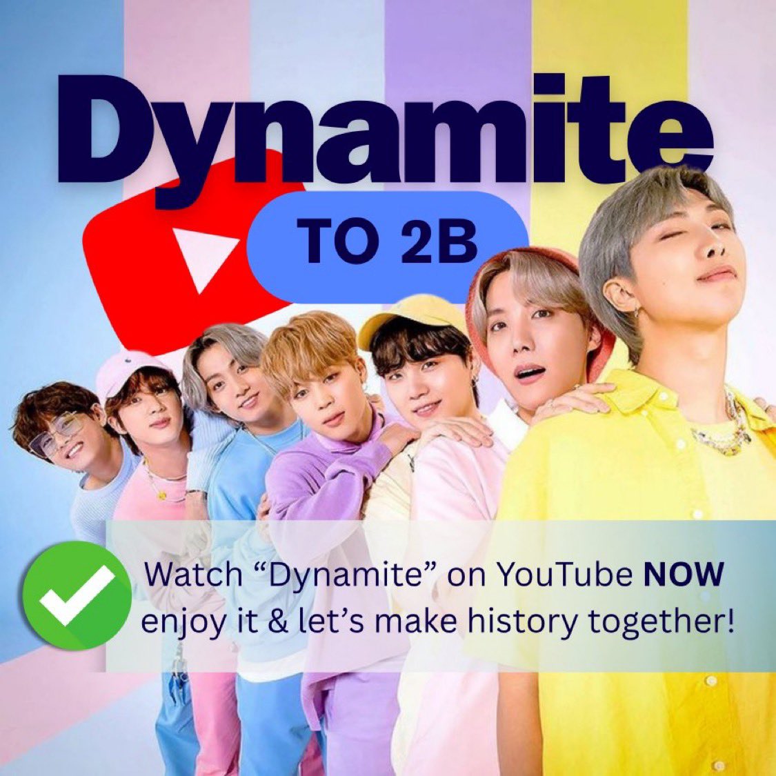 PhoenixAsh7_'s tweet image. Dear K-ARMYs, pls help to watch Dynamite MV on YouTube.
We have to reach 2B before 21 Aug for a record, a girl group is catching up &amp;amp; BTS will lose if we don’t speed up😭
Youtube made it worse by deleting 98k views😭
Pls help to spread &amp;amp; watch Dynamite MV, thank u🙏
#DynamiteTo2B
