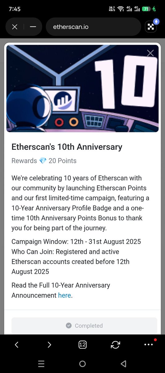 ZBasharit's tweet photo. #10YearsofEtherscan and optionally tag @etherscan. We'll repost https://t.co/XyxB0vgWgb