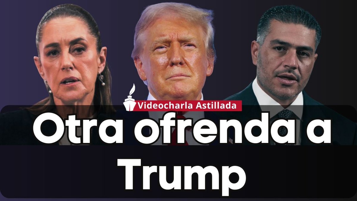 VideocharlaAstillada | México “entrega” a EU a 26 narcos// EU presume detenciones en Aguascalientes
youtube.com/watch?v=VvRBwq…