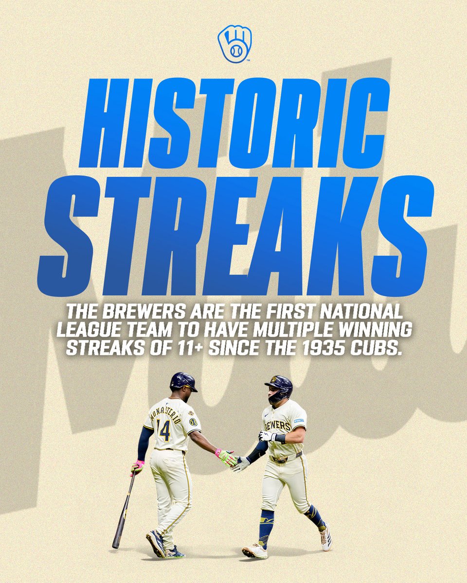 It's been almost 100 years since an NL team has done this...