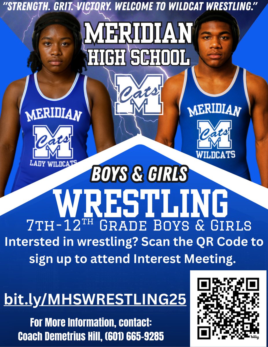 CTeducator's tweet image. “See MHS Wrestling Interest Flyer Below!” 💙💙💙