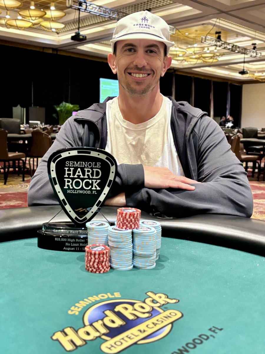 Seminole Hard Rock Poker Open (@shrpo) on Twitter photo $25K Big 4 High Roller drew 44 entries to top the $1,000,000 GTD and <a href="/ShannonShorr/">Shannon Shorr</a> took the top spot in a heads-up deal for $352,873 against Cherish Andrews.
He is the first ever to win two different Big 4 events. Congrats, Shannon!
High Roller updates: ow.ly/48sV50WEXWr $25K Big 4 High Roller drew 44 entries to top the $1,000,000 GTD and <a href="/ShannonShorr/">Shannon Shorr</a> took the top spot in a heads-up deal for $352,873 against Cherish Andrews.
He is the first ever to win two different Big 4 events. Congrats, Shannon!
High Roller updates: ow.ly/48sV50WEXWr
