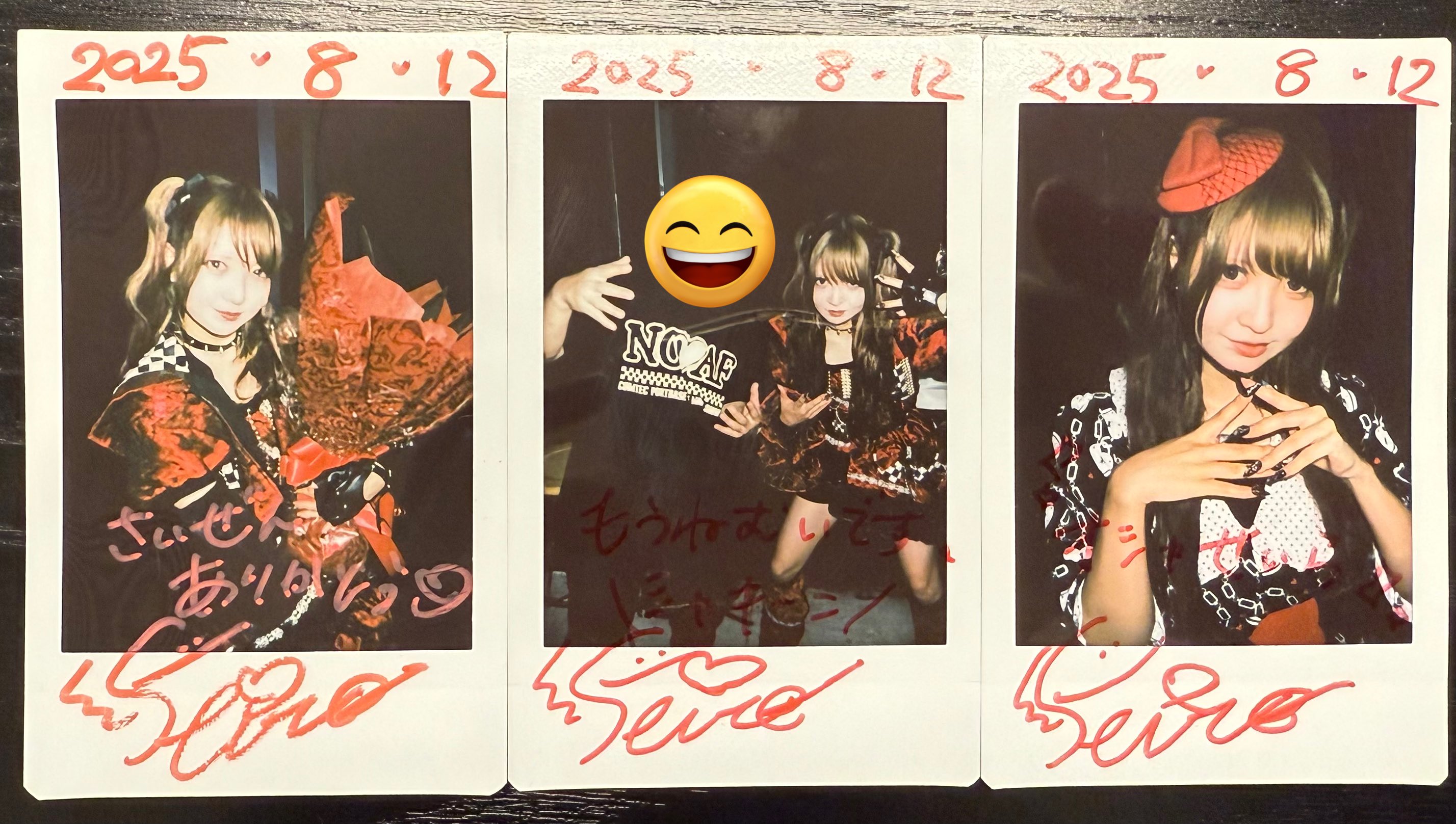 歌衣メイカ 直筆サイン ノーマル チェキ 1ST ONE MAN LIVE 歌衣メイカ 直筆サイン ノーマル チェキ 1ST ONE MAN LIVE