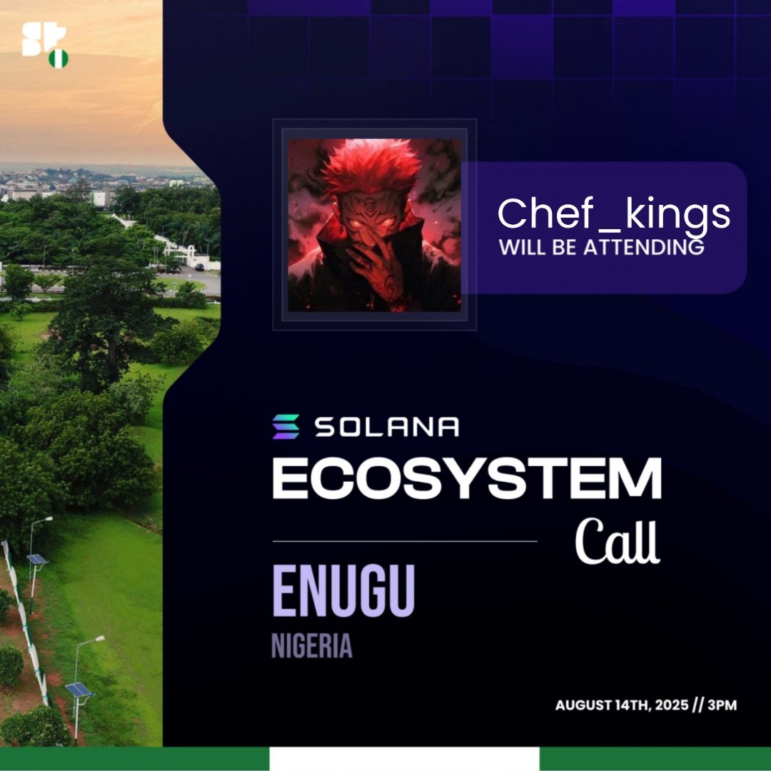 Chef_kings (@design_master24) on Twitter photo I'm officially invited to <a href="/SuperteamNG/">Superteam Nigeria</a> Enugu state ecosystem IRL call
Trust me this means a whole lot to me
Thank you <a href="/vancube_2/">Nwaozuzu Evans 🔬</a> <a href="/Harri_obi/">Harri</a> <a href="/NzubeEzudo/">Nzube Ezudo</a> <a href="/solana/">Solana</a> for making this happen ❤️ I'm officially invited to <a href="/SuperteamNG/">Superteam Nigeria</a> Enugu state ecosystem IRL call
Trust me this means a whole lot to me
Thank you <a href="/vancube_2/">Nwaozuzu Evans 🔬</a> <a href="/Harri_obi/">Harri</a> <a href="/NzubeEzudo/">Nzube Ezudo</a> <a href="/solana/">Solana</a> for making this happen ❤️
