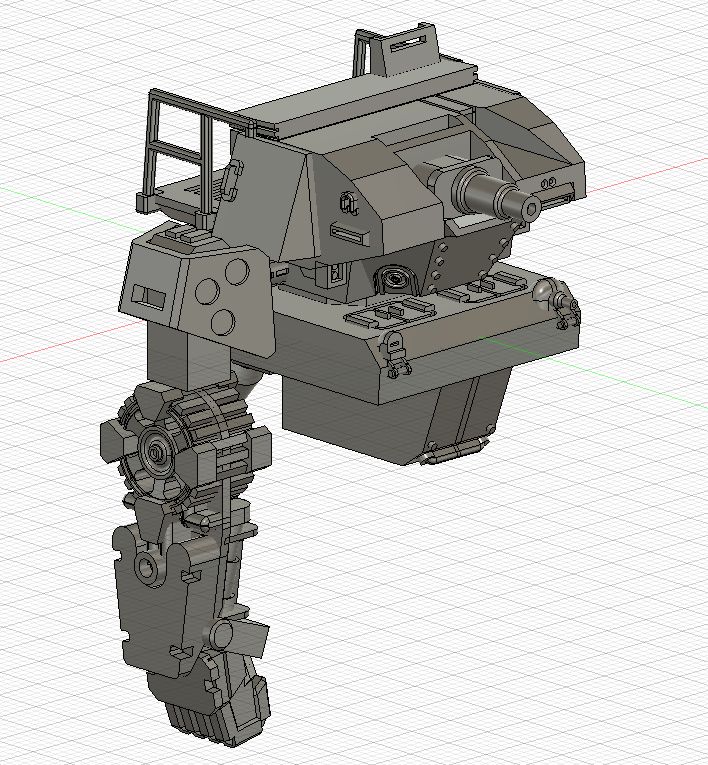 HeavyGearVrc's tweet image. #作品はなんでもいいからフルスクラッチビルドの過程を晒そうぜ
#RingofRed
#15mm