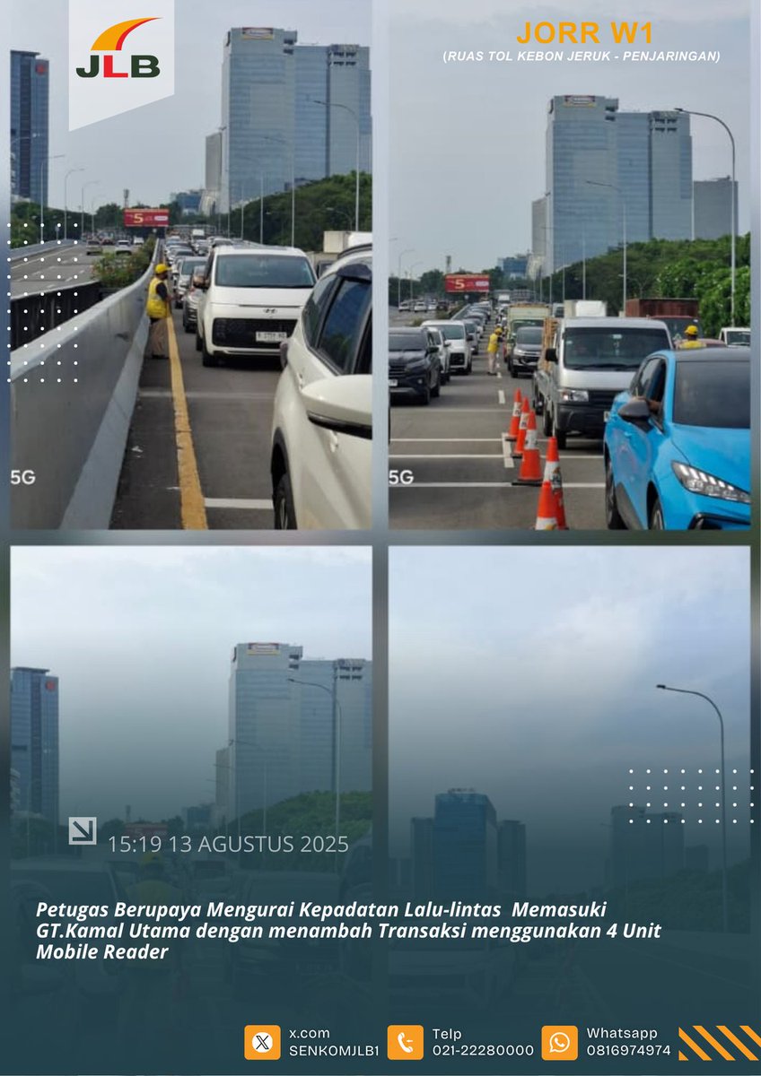 Sebelum memasuki Gerbang Tol,Pastikan Saldo e-Toll Anda mencukupi.