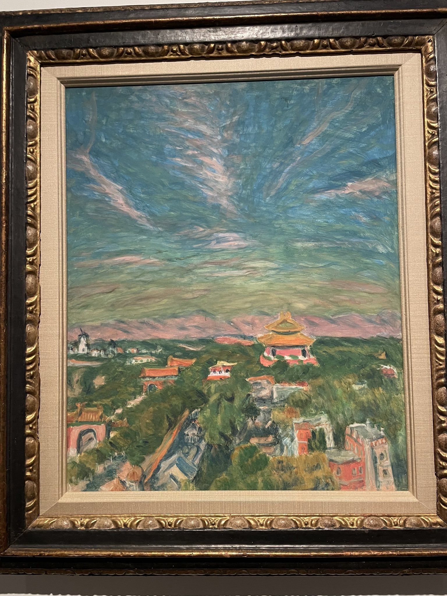 梅原　龍三郎、北京長安街、希少画集画、新品額装付 梅原 龍三郎、北京長安街、希少画集画、新品額装付 - メルカリ