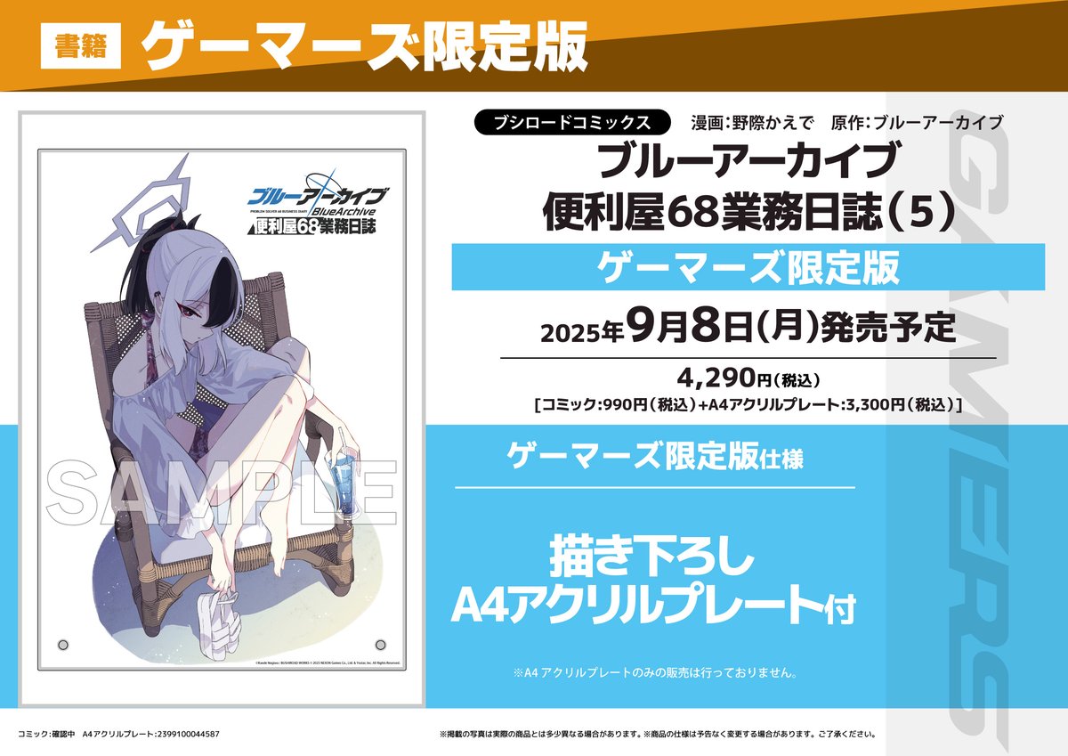 🌻ゲーマーズ夏の本まつり開催中🌊 【書籍/予約】 9/8発売 ブシロード