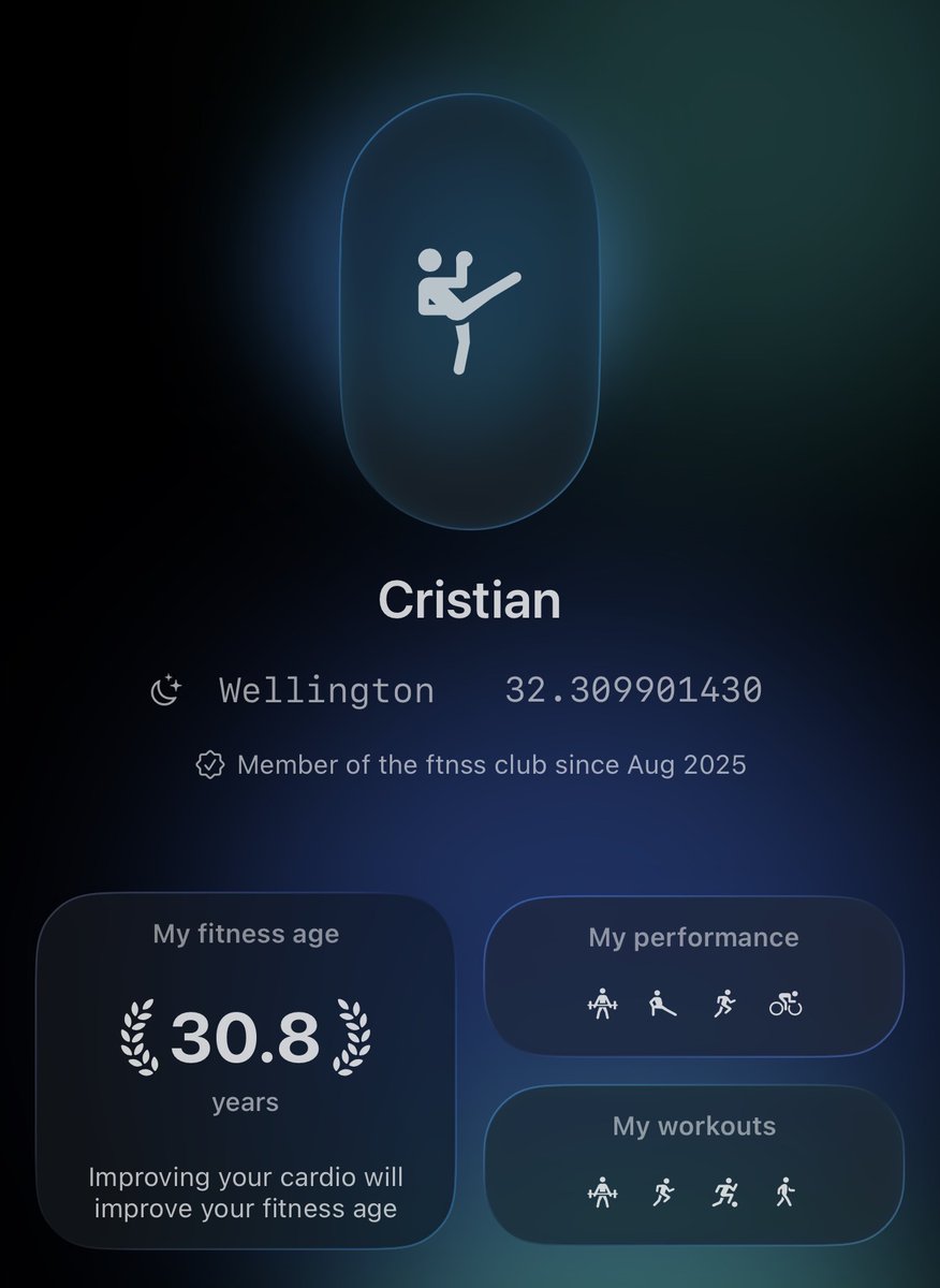 ftnss · check your fitness age
