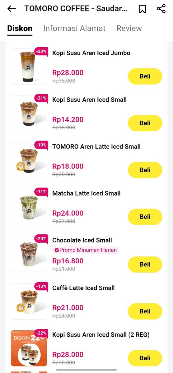 Kemarin abis lomba 17an tb" pengen ngopi, terus baru inget ada promo kopi susu aren tomoro pake Qpon dari harga 18k > jadi 3k🥹🫶🏻

yg mau ikutan sini aku spill🤫⬇️
- Download aplikasi Qpon
- Regist pakai nomor telphone
- Masukan kode referal ini: 7643F1

#zonauang #zonajajan️️
