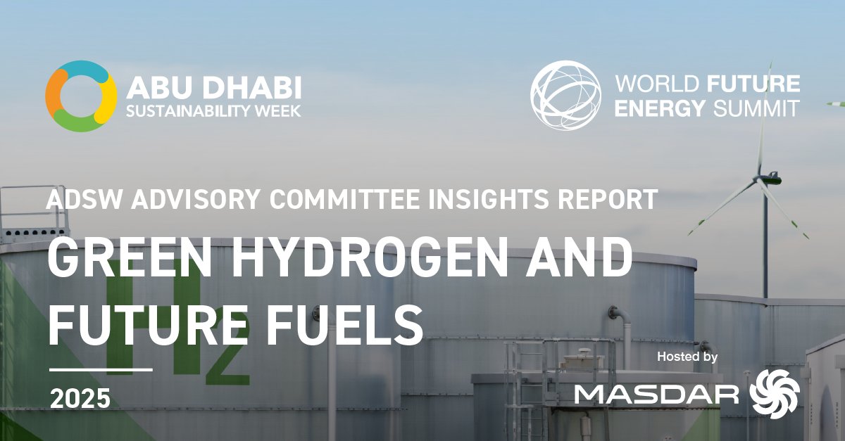 #GreenHydrogen is moving fast—but still makes up &gt;1% of global supply. Our latest #ADSW report reveals how countries are pivoting from plans to projects via strategic trade, industrial hubs, demand mandates, and financial de-risking: spkl.io/6019AKLdP

#WFES2026 #Masdar