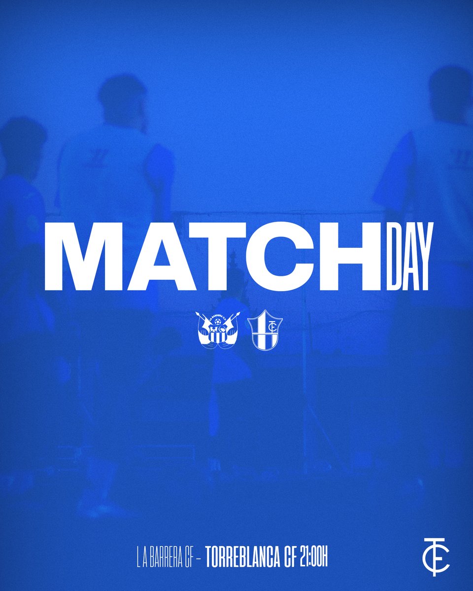 ⚽️#Matchday

El Sénior continúa la 𝒑𝒓𝒆𝒕𝒆𝒎𝒑𝒐𝒓𝒂𝒅𝒂 𝟐𝟓/𝟐𝟔 💙

🟢<a href="/LaBarreraCF/">La Barrera C.F.</a> 🆚 #TorreblancaCF 💙

🏟️CM Jozabed Sánchez Ruiz
⌚️21:00H