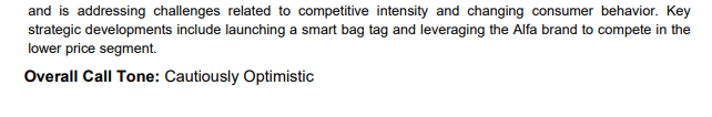 myAlerts_in's tweet photo. #VIPIND #VIPINDQ1 VIP Industries Ltd Q1FY26 Earnings Concall Summary https://t.co/SyZNoAr0n1