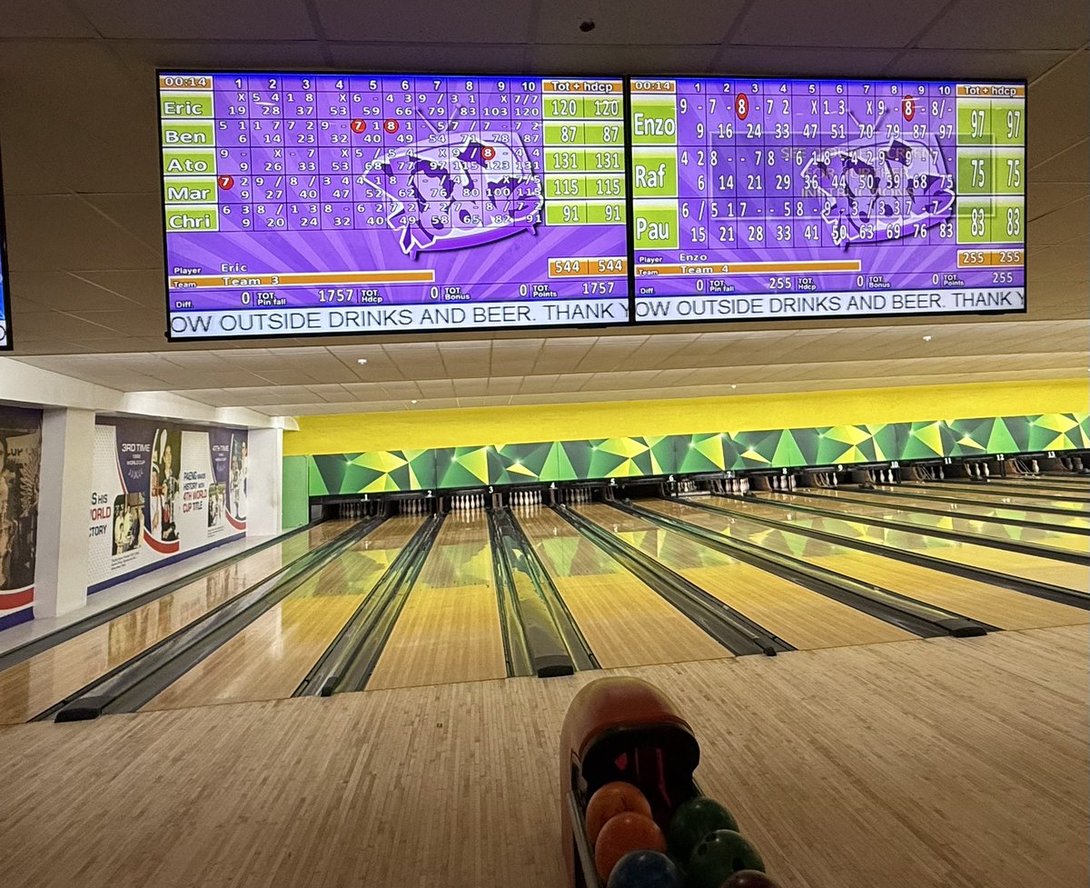 Life_of_Pos's tweet image. Over-all 5th placer out of 37 players.

#bowling #companyEvent