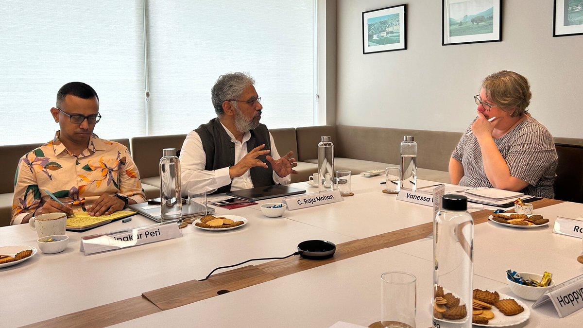 CSDR (@csdr_india) on Twitter photo Honored to host Vanessa Wood, Ambassador of Australia for Arms Control and Counter-Proliferation <a href="/AusArmsControl/">Ambassador - Arms Control & Counter-Proliferation</a>, for a discussion with CSDR & other experts <a href="/rakeshnms/">Rakesh Sood</a> <a href="/MohanCRaja/">C. Raja Mohan</a> <a href="/HappymonJacob/">Happymon Jacob</a> <a href="/dperi84/">Dinakar Peri</a> <a href="/dhamugaddam/">Dhamu Gaddam</a> VAdm Anil Chopra (retd), on global nuclear stability, Honored to host Vanessa Wood, Ambassador of Australia for Arms Control and Counter-Proliferation <a href="/AusArmsControl/">Ambassador - Arms Control & Counter-Proliferation</a>, for a discussion with CSDR & other experts <a href="/rakeshnms/">Rakesh Sood</a> <a href="/MohanCRaja/">C. Raja Mohan</a> <a href="/HappymonJacob/">Happymon Jacob</a> <a href="/dperi84/">Dinakar Peri</a> <a href="/dhamugaddam/">Dhamu Gaddam</a> VAdm Anil Chopra (retd), on global nuclear stability,