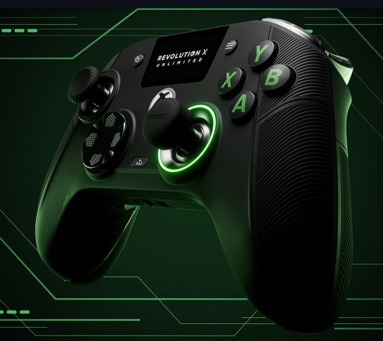 Zordon40's tweet photo. @Razer @Nacon When we gonna see nacon revolution x unlimited controller with 8k polling rating and tmr sticks 😏 ? https://t.co/VVV87BhASf