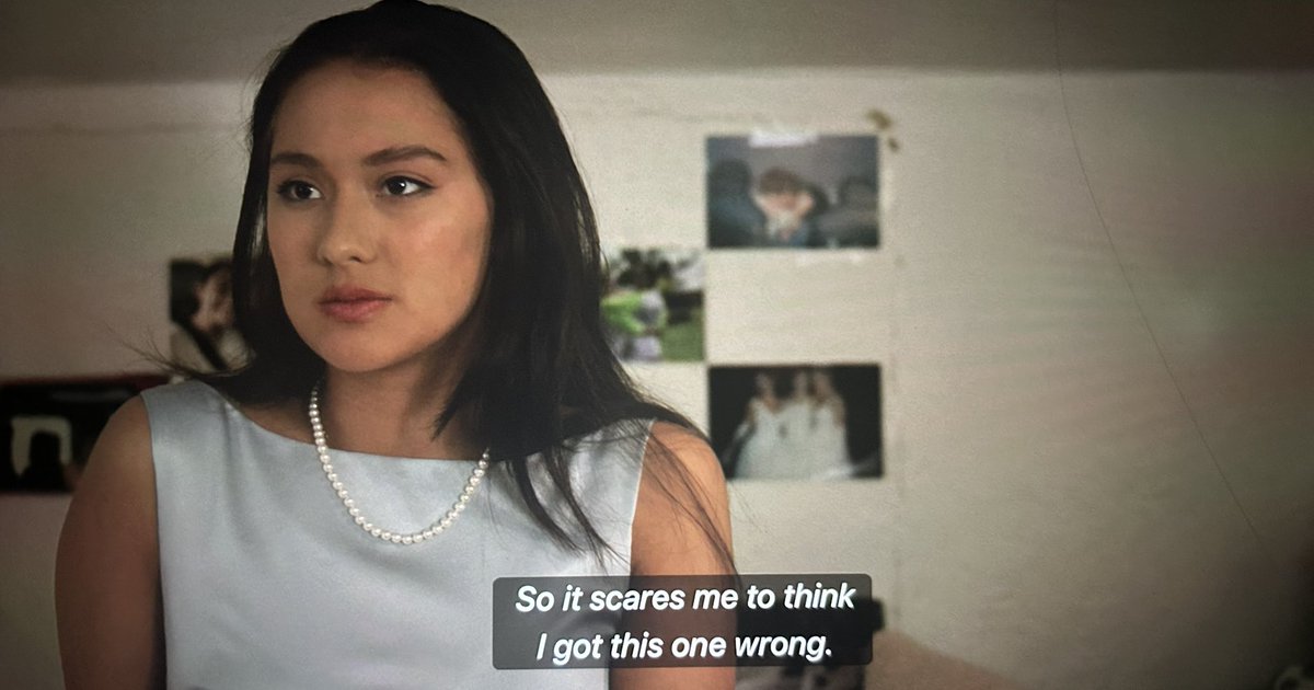 she’s not talking about the dog btw