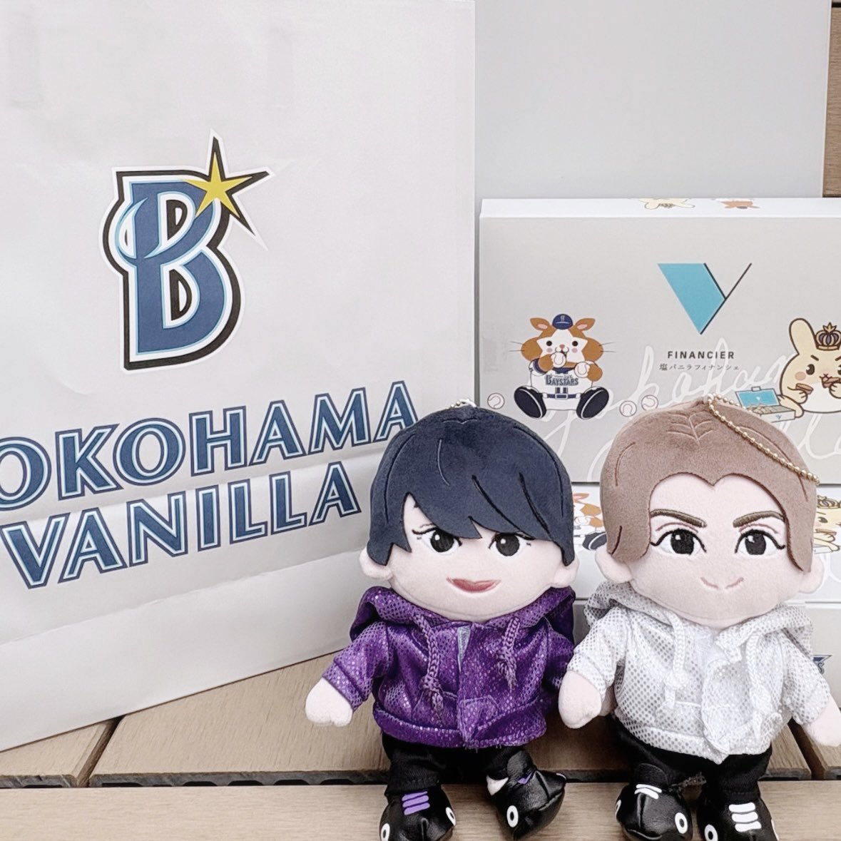 念願の横バニ😭😭ベイパケも買えて良かった🥹