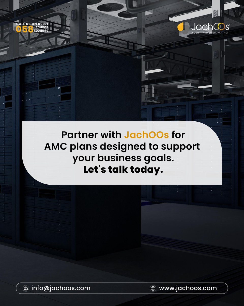 JachOOsltd's tweet photo. Is your business prepared to run smoothly year-round?Swipe through to see why smart businesses do not skip this essential service!
Contact Us
📞058 5224667🌐https://t.co/KAY94eb7WR
#ITAMC #TrustedITPartner #JachOOs #UAE #Dubai https://t.co/dwbtIT6ixp