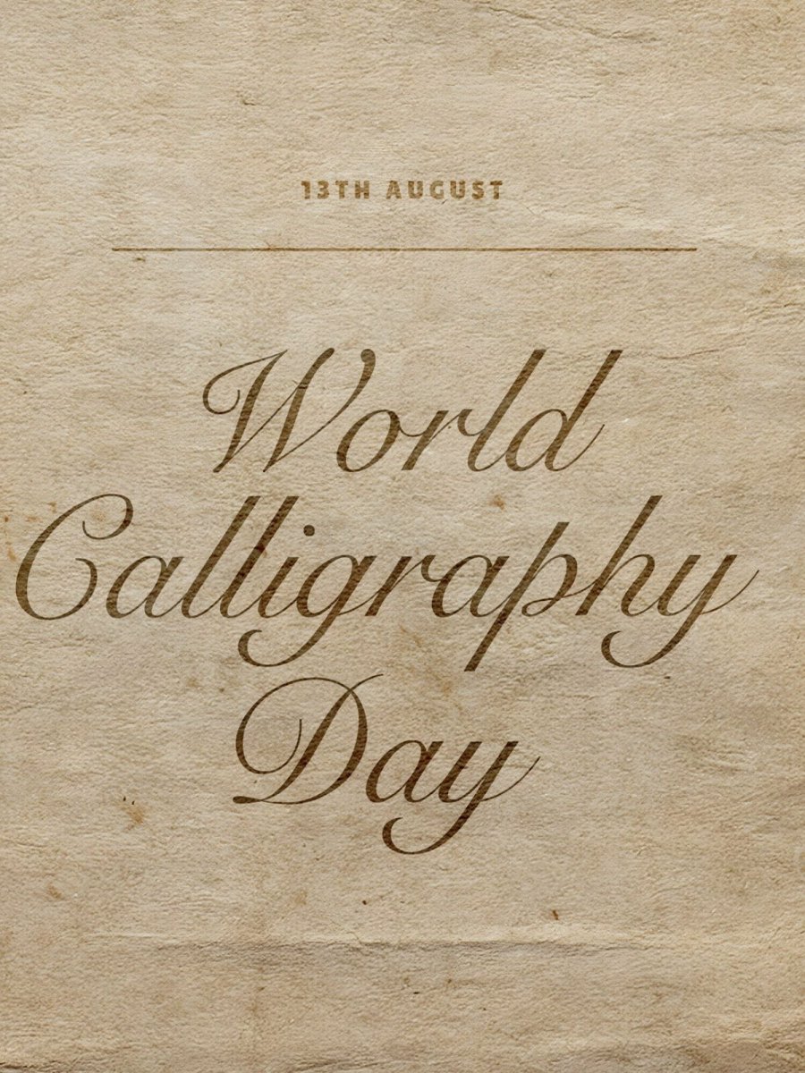 ClaraCoelho01's tweet photo. 13 August. #worldcalligraphyday https://t.co/RcaWXsAduo