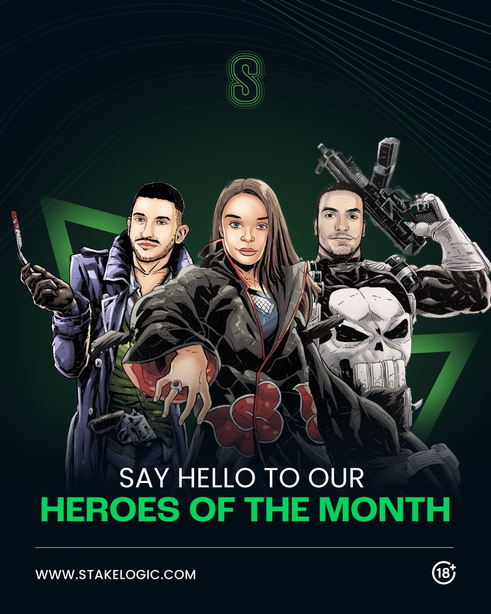 StakelogicLive's tweet photo. July's Hero of the Month in the Netherlands and Malta go to Santiago and Leonardo, and Super Host of the Month go to Devon 🤩

Big congratulations to all our Heroes and Host! 🎉 💚

+18 | https://t.co/Zz5XHZuNee https://t.co/3JVDxumBtf