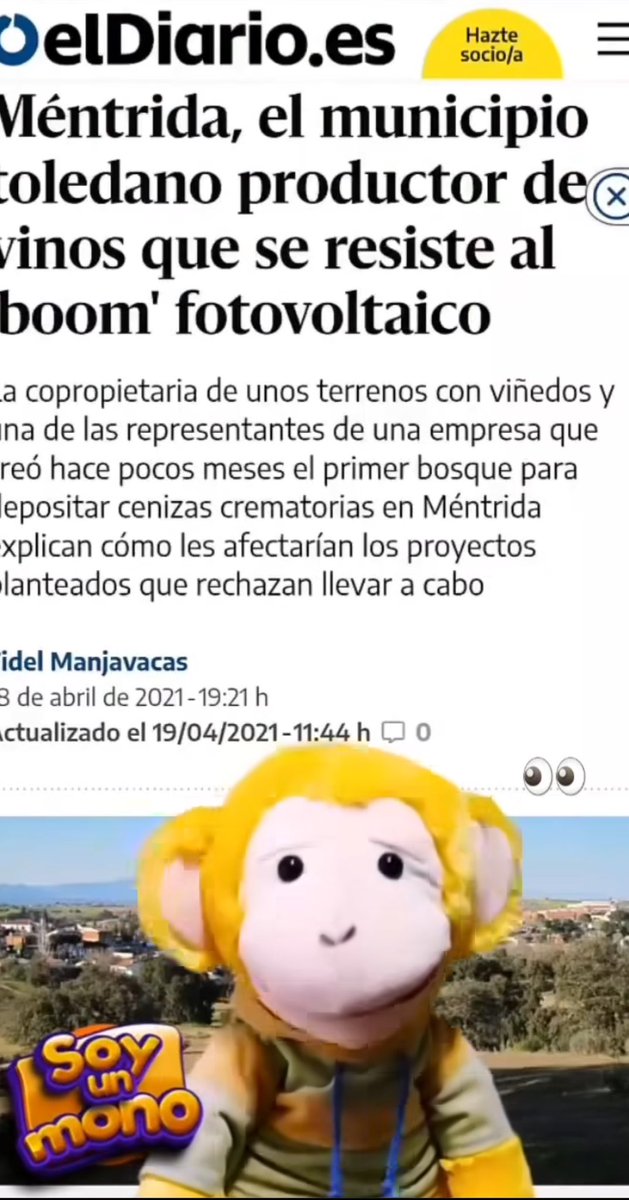 Noticias q se entienden mejor juntas. Resumiendo, en Mentrida la gente se opone a un pelotazo fotovoltaico q necesita 2000 hectáreas, incendio de 3000 hectáreas. ¿ lo vais pillando ? Pero no metas tu coche en el centro de Madrid q contamina.
