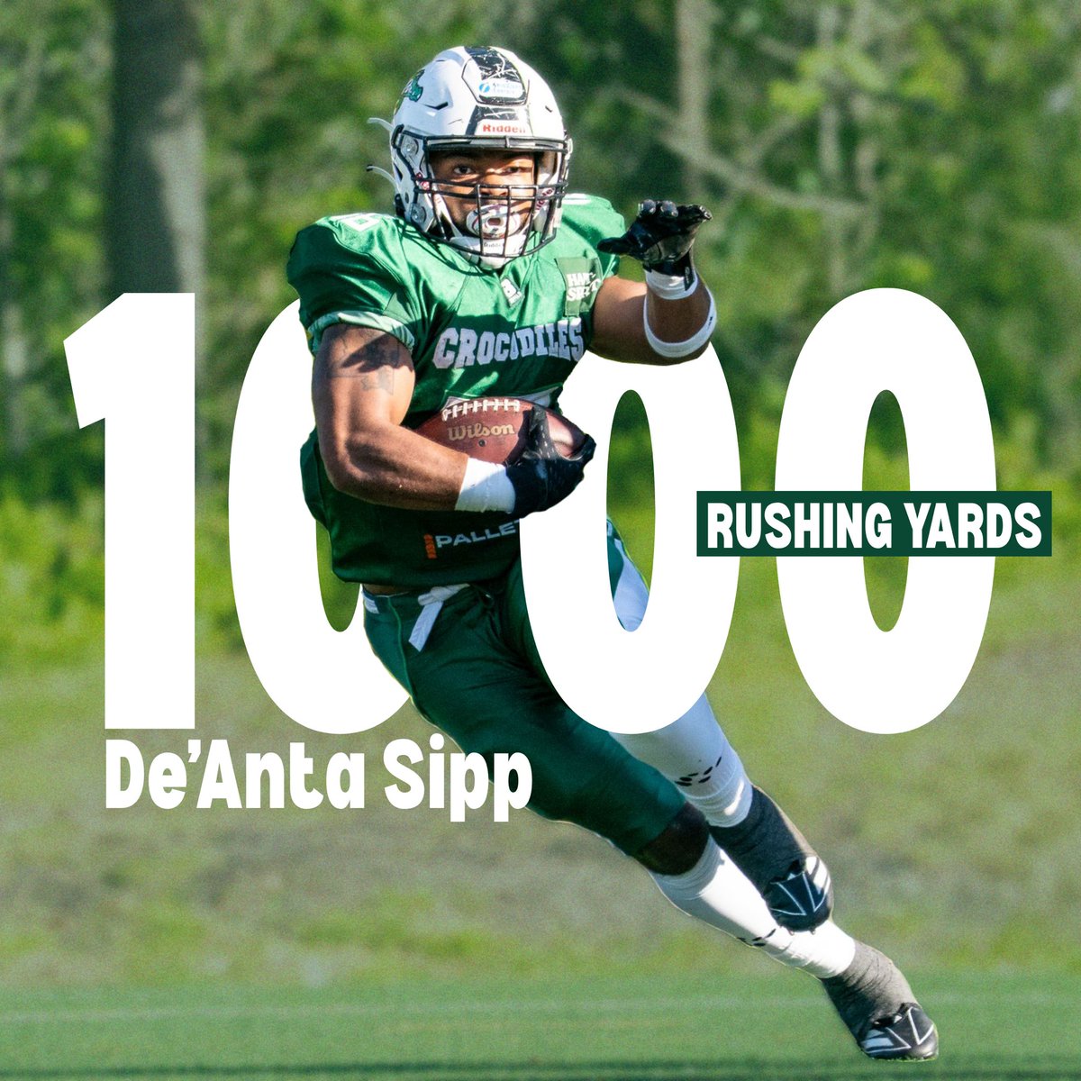 YOOO, DE'ANTA SIPP IS BLAZING THE TRAIL! 🔥 First to CRUSH 1,000 rushing yards in the 2025 Maple League season! 🏈💥 An absolute LEGEND, shredding the field with unreal power and speed! Keep dominating, king! #MapleLeague2025
#seinäjoki #crocodiles #DeAntaSipp #RushingRoyalty