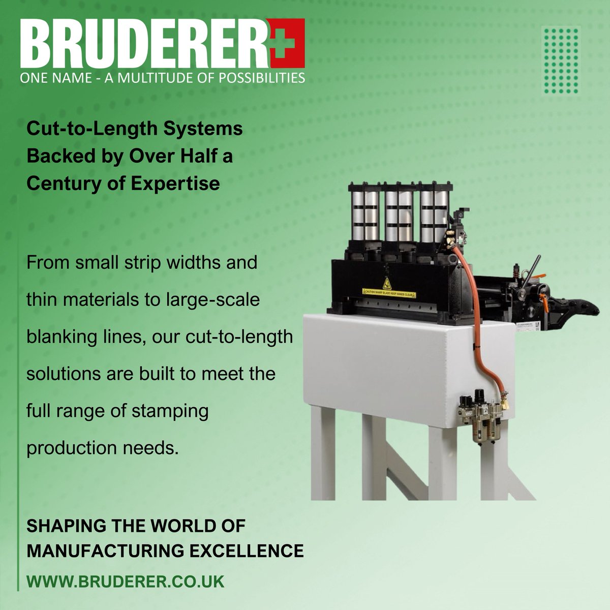 From thin strip materials to large blanking lines, our cut-to-length systems cover it all. Backed by 57+ years of expertise, we help UK manufacturers boost stamping efficiency, accuracy &amp; output. Want to see real results? Ask us for case studies.
#ukmfg #cuttolength #bruderer