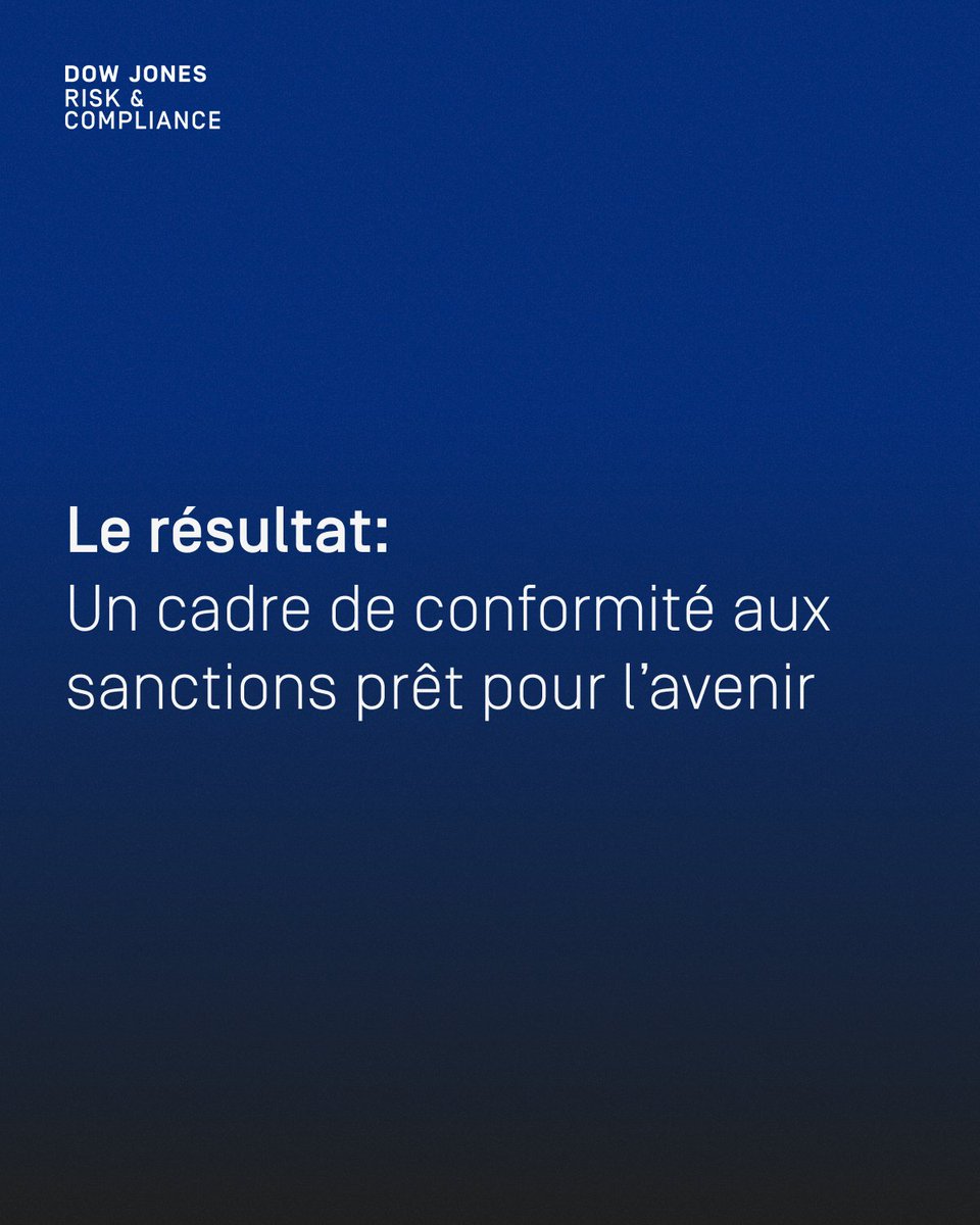 Éliminez les inefficacités et renforcez le #FiltragedesSanctions pré- et post-négociation en intégrant le dépistage de Dow Jones Financial Instruments à vos procédures de #GestiondesRisques. Découvrez l'expérience d'une banque dans notre article : bit.ly/3J0FEpx