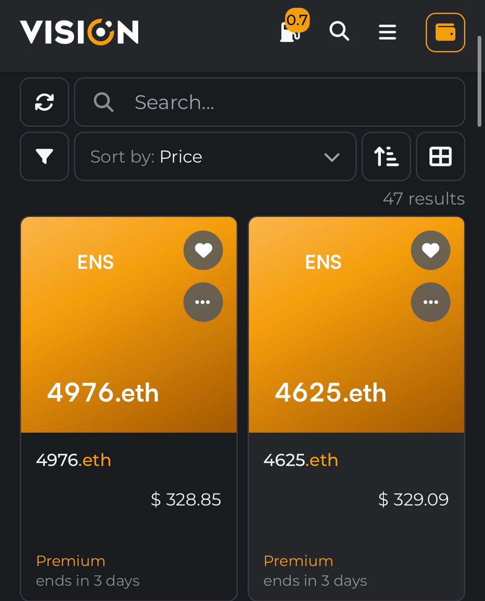 1,300 four-digit #ENS names were registered from premium at an average price of 0.04–0.05 ETH in a single day. 
New local ATH coming