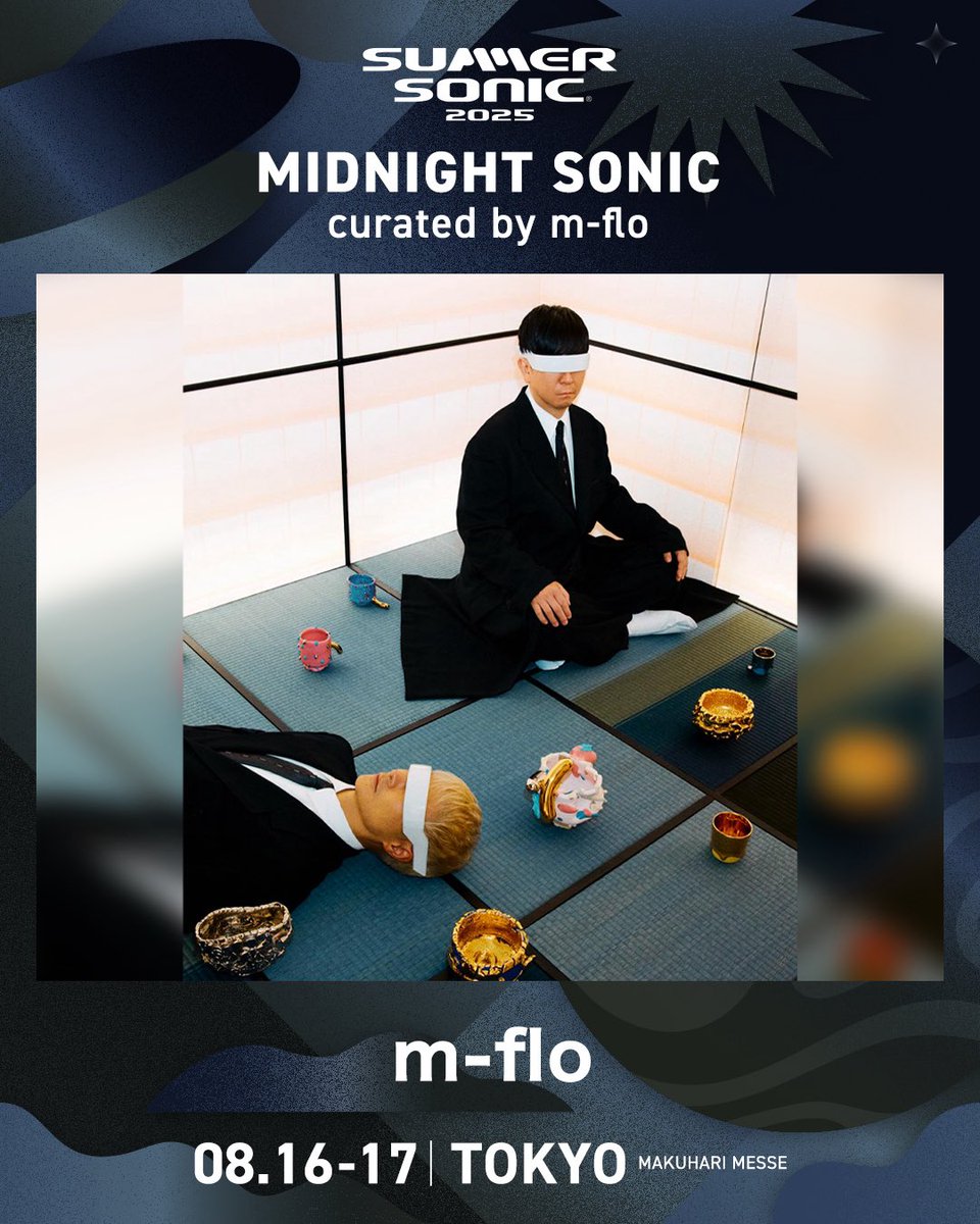MIDNIGHT SONICでのm-floライブは特別なセトリを準備中‼️ 新曲の披露