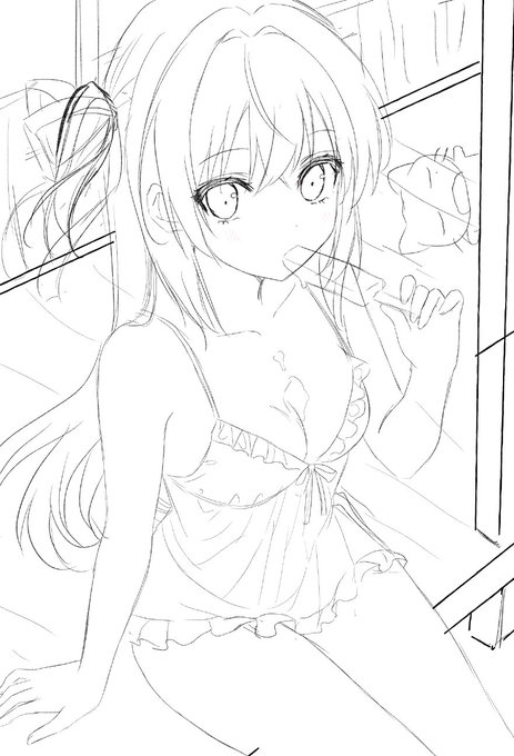 色塗りしていく〜🎨🖌️ 