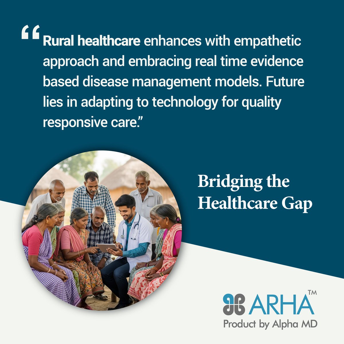 AlphaMD7's tweet image. 𝗚𝗲𝗼𝗴𝗿𝗮𝗽𝗵𝘆 𝘀𝗵𝗼𝘂𝗹𝗱𝗻'𝘁 𝗱𝗶𝗰𝘁𝗮𝘁𝗲 𝘆𝗼𝘂𝗿 𝗵𝗲𝗮𝗹𝘁𝗵.

𝗔𝗥𝗛𝗔 by 𝗔𝗹𝗽𝗵𝗮 𝗠𝗗 is building a smarter, connected digital health platform to bring quality care to every rural community. 

Discover ARHA alphamd.com/arha