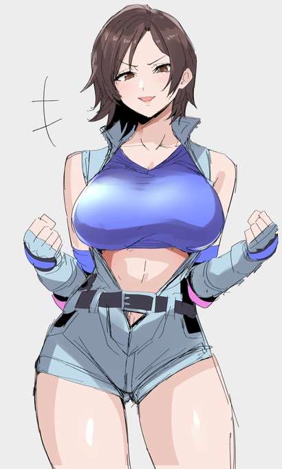 前に描いた飛鳥さん塗 #格ゲーキャラ描こうぜ