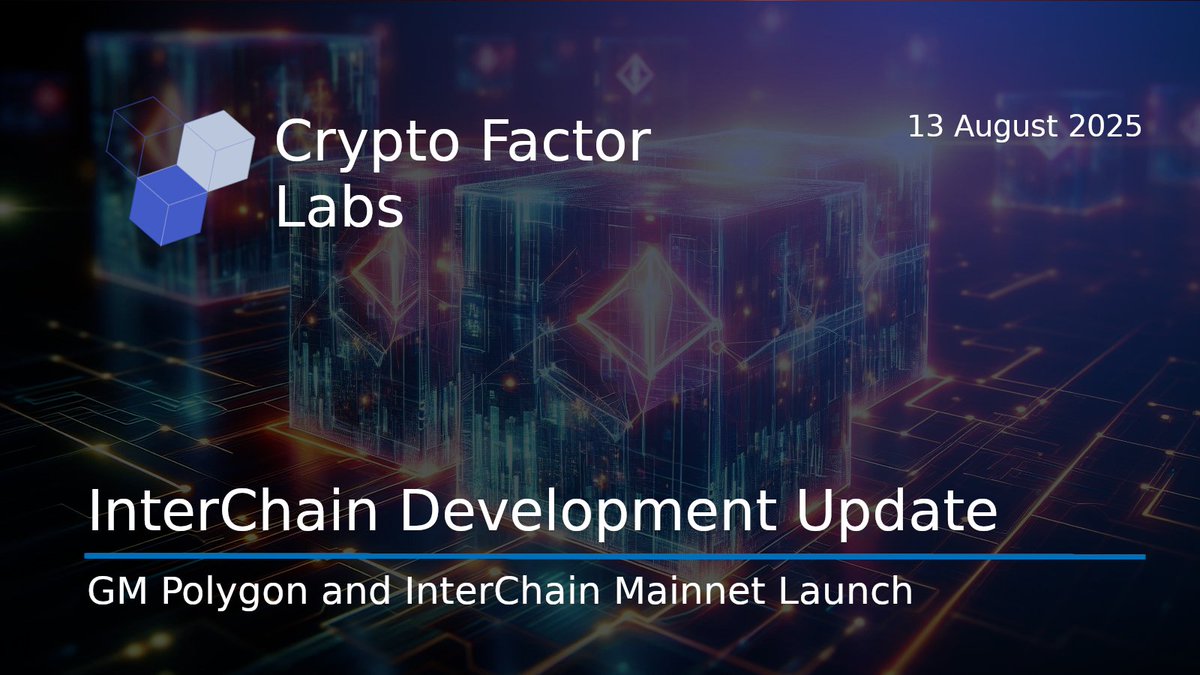 cfr_labs's tweet image. GM Polygon, Mainnet Rollout, Closed Beta

The Crypto Factor Labs team has been hard at work over the past few weeks and has remained silent, but this update is what we have been preparing for. Let&apos;s dive in.

Good Morning @0xPolygon
And it is indeed a good morning—Crypto Factor…