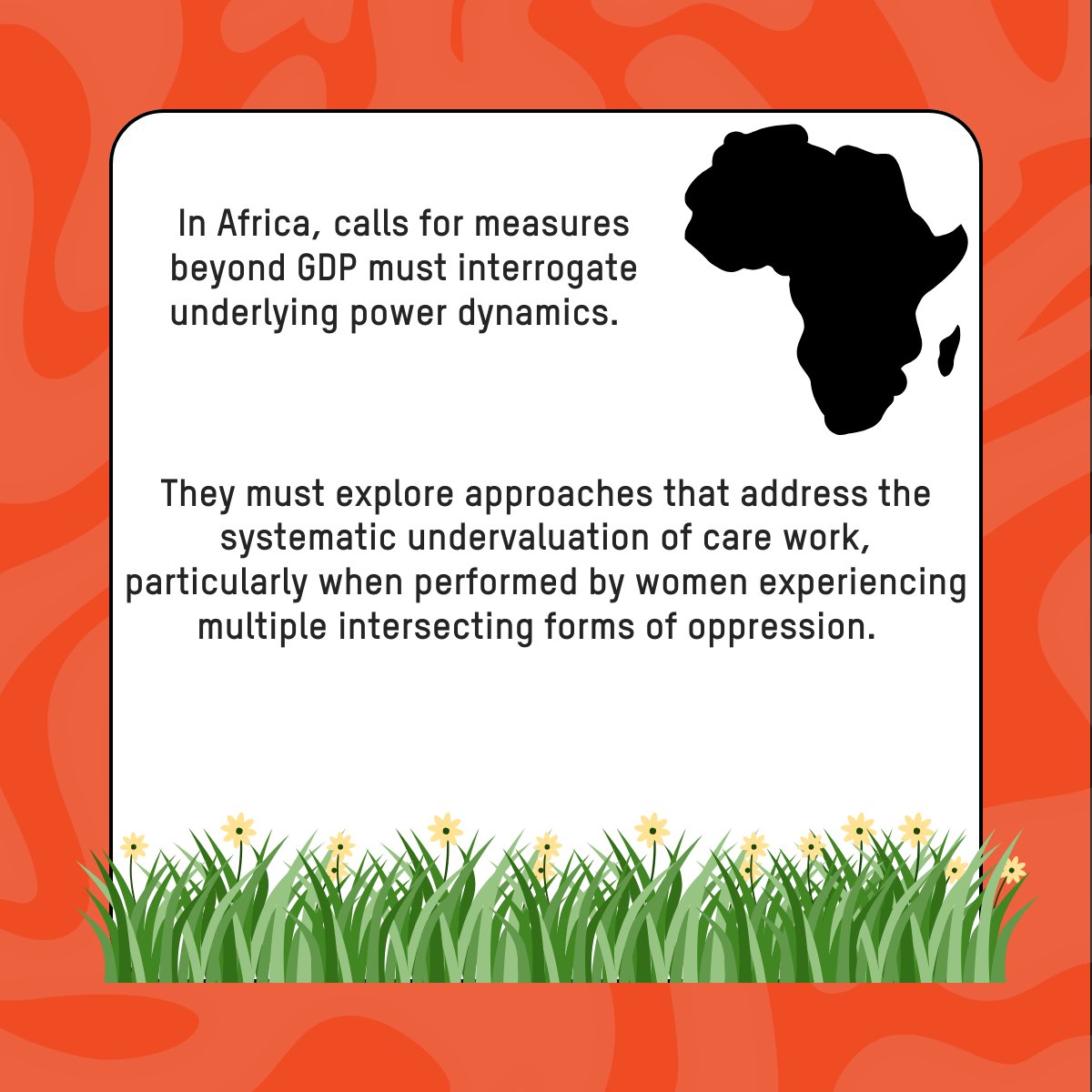 The second of <a href="/Oxfam/">Oxfam International</a>'s #BeyondGDP series features reflections from feminist activists, <a href="/FaithLumonya/">Faith Lumonya</a>  and <a href="/JennyLipenga/">Jenn</a> on the inadequacies of GDP and the alternatives that are needed in the context of Africa. #FeministEconomies
Illustration by <a href="/vidushiy/">Vidushi Yadav</a>  and <a href="/MedhaviniYadav/">medhavini.eth</a>