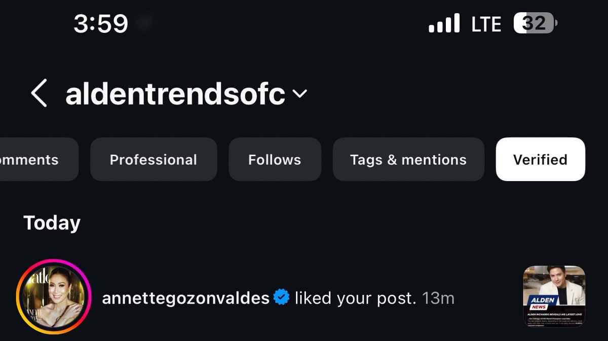 AldenTrendsOFC's tweet photo. ATS IG Update ❣️
Thank you for the notice, Ms. Annette! ☺️
@aldenrichards02
#ALDENMatters
#MenWhoMatter2025
#ALDENRichards