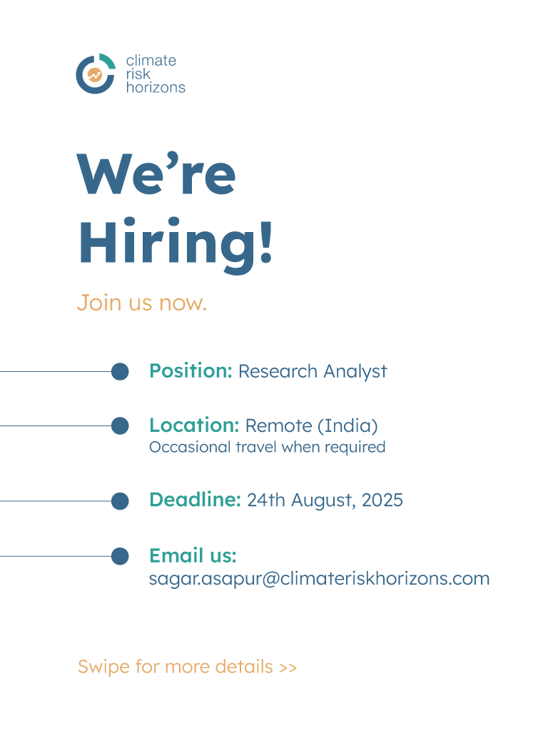 ClimateHorizons's tweet photo. @ClimateHorizons  is #nowhiring a Research Analyst to join its Sustainable Finance team! Apply now! https://t.co/ilMQ3xarhq