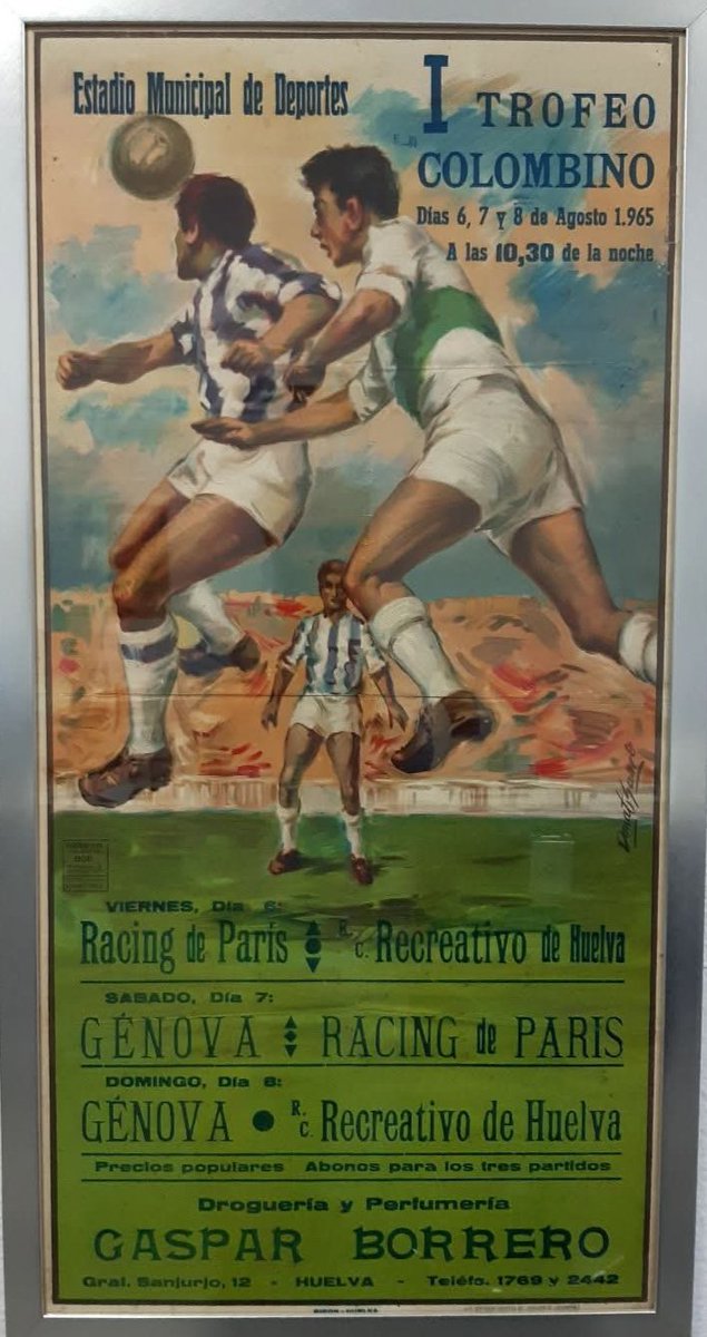 Os enseño algo mítico y único.
El cartel del I Trofeo Colombino en 1965.