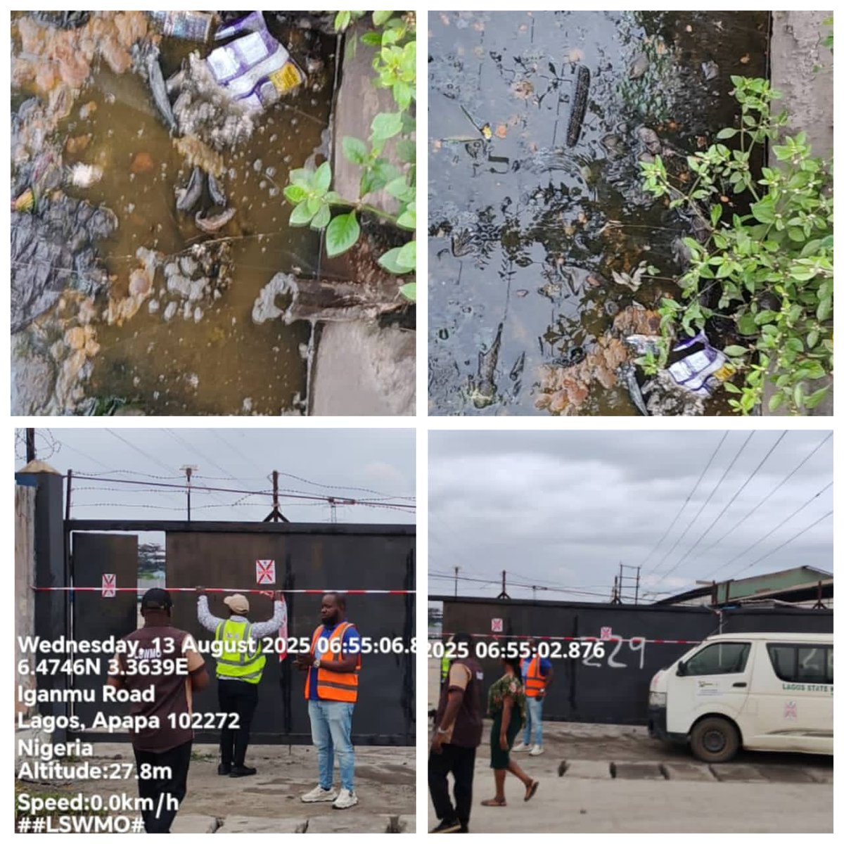 tysbello's tweet photo. LSWMO SEALS OFF NO. 229, MOSHOOD ABIOLA WAY, IJORA FOR ENVIRONMENTAL NUISANCE AND POLLUTION
Following public outcry and in pursuant of safe and cleaner Lagos, the Lagos State Wastewater Management Office (LSWMO) on Wed 13th August, 2025, sealed-off the property. https://t.co/dqX6aJGmth
