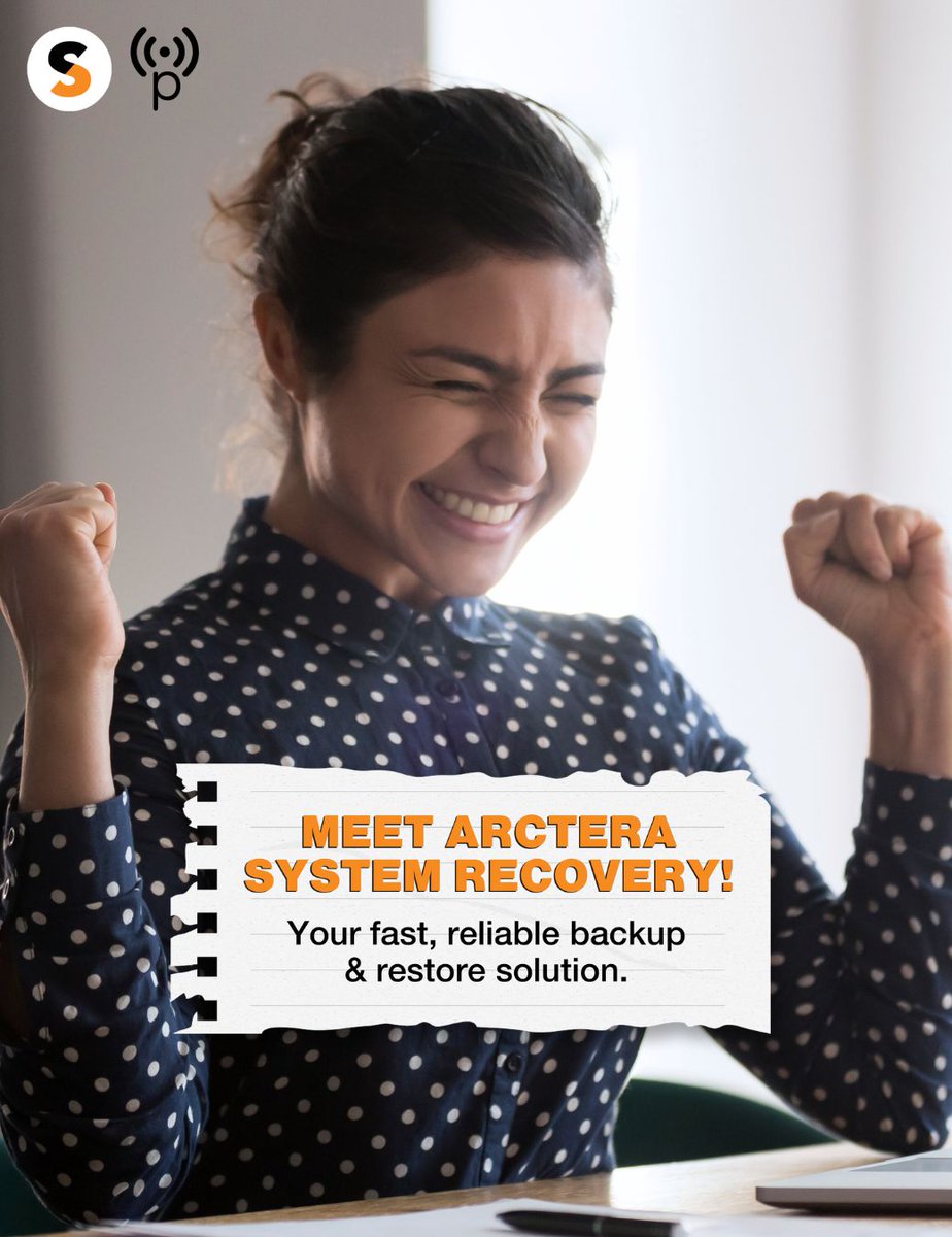 TechSoupSAfrica's tweet image. Lost data is lost time ☹️
Recover deleted files, crashed systems, and corrupted drives with Arctera system recovery.
One click restore. Zero panic
Get started: buff.ly/aRFVVDc
#backupsolution #systemrecovery #arcterarecovery #techessential #cloningtool