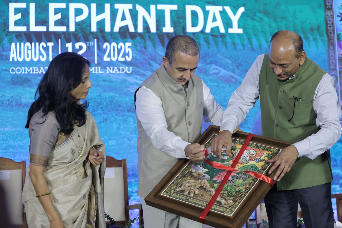 Sudarshanshaw93's tweet image. #worldelephantday2025