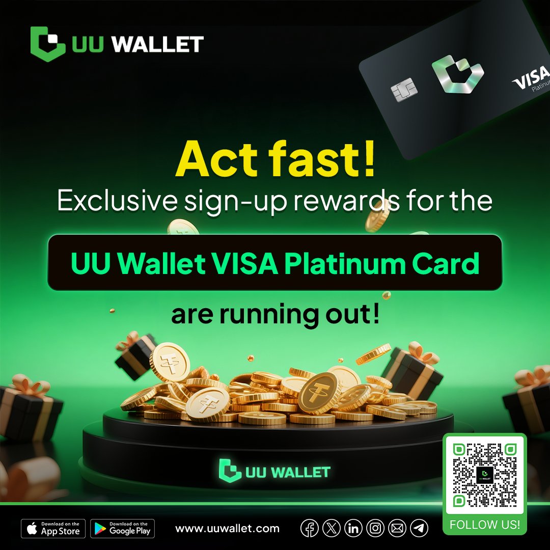 💳 Your Crypto, Your Card, Your Move

The UU Wallet VISA Platinum Card isn’t just for payments — it’s your ticket to global spending power.
🔥 Limited-time deal: Activate now for only $10 (down from $50) and pocket an instant ₱50 bonus.

Here’s what you get:
🌎 Accepted in over