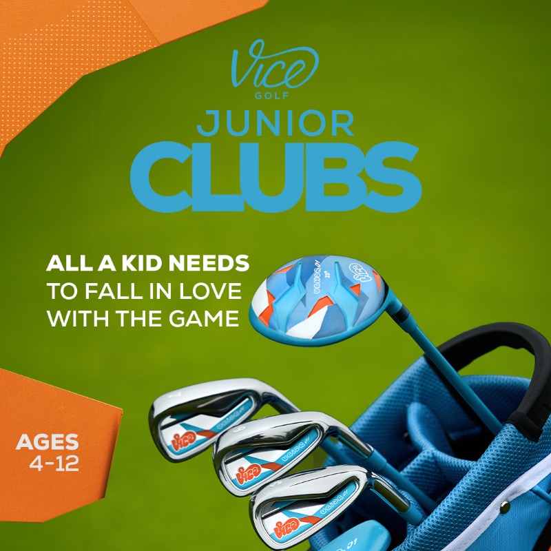 VICE_GOLF's tweet photo. Designed for juniors, built for big dreams. Purpose-built gear for young golfers.