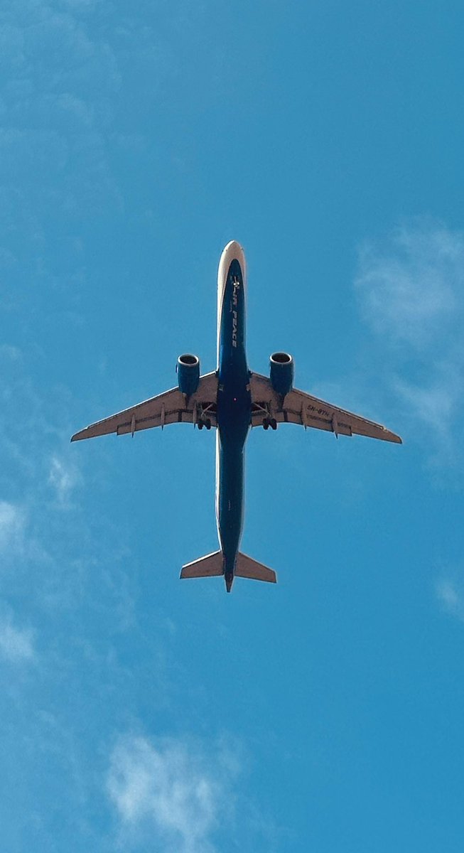 Took this photo of a plane <a href="/flyairpeace/">Air Peace</a> yesterday. 

Shot on iPhone