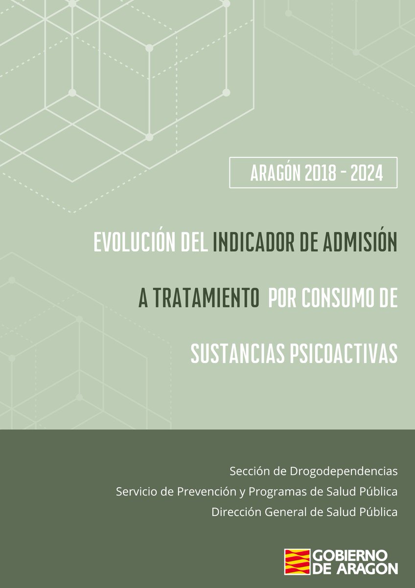 Ya está disponible el Informe de evolución del indicador de admisión a tratamiento por consumo de #sustanciaspsicoactivas 2018 - 2024

Consúltalo aquí 👉 aragon.es/documents/d/gu…