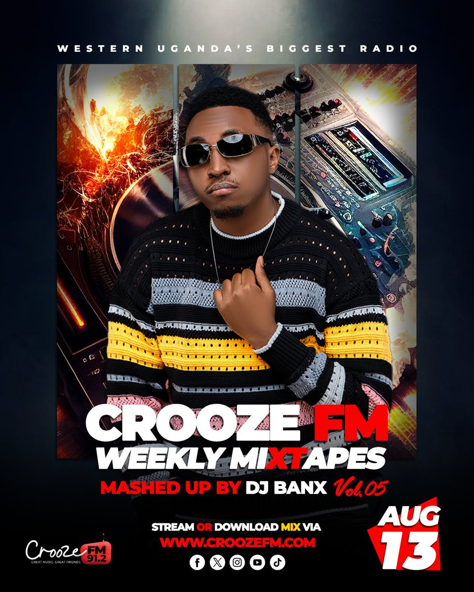 91.2 Crooze FM (@912croozefm) on Twitter photo π Another day, another FRESH MIX! π
ππΎ π The Bounce Boy aka Mr. Good Vibes is back <a href="/DeejBanxx/">DeejBanxπΊπ¬</a> and heβs just unleashed Volume 05 of the Crooze FM Weekly Mixtape! π₯
Bouncy beats, feel-good drops, and nonstop vibes, this oneβs built to keep your day moving in style! π―πΆ π Another day, another FRESH MIX! π
ππΎ π The Bounce Boy aka Mr. Good Vibes is back <a href="/DeejBanxx/">DeejBanxπΊπ¬</a> and heβs just unleashed Volume 05 of the Crooze FM Weekly Mixtape! π₯
Bouncy beats, feel-good drops, and nonstop vibes, this oneβs built to keep your day moving in style! π―πΆ