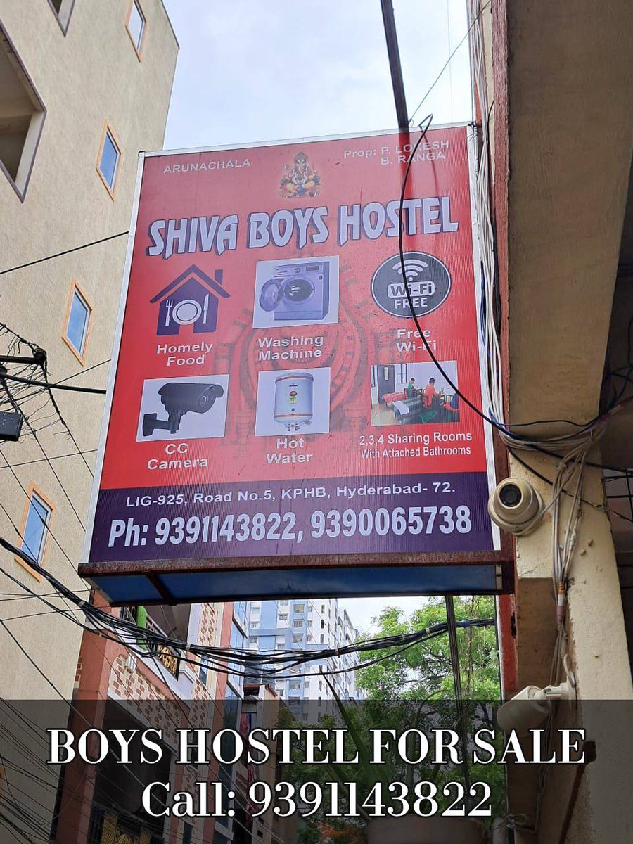 firstclose_real's tweet photo. 𝗕𝗢𝗬𝗦 𝗛𝗢𝗦𝗧𝗘𝗟 𝗙𝗢𝗥 𝗦𝗔𝗟𝗘
👬 Capacity 95 gents hostel.
📲 9391143822
📌 https://t.co/lm4A8Z7BfR

#Hostel #hostel #Hyderabad #kukatpallyhyderabad #hyderabad #villaplots #yadagirigutta #mumbai #chennai #investmentproperty #duplex #home #houseforsale #businessProposal https://t.co/8xY8UZNba2