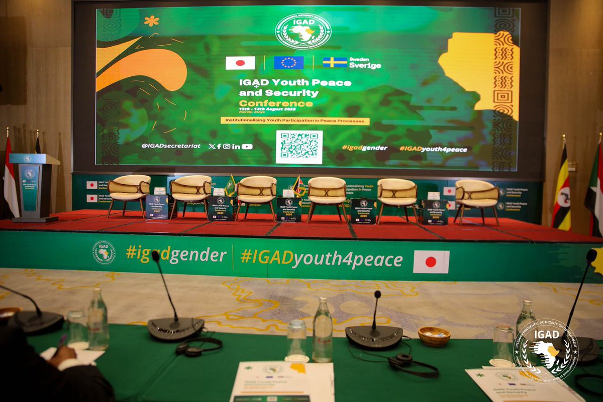 ekina_vicky's tweet photo. Excited to be at @IGADsecretariat @IGADgender Youth, Peace and Security Conference today, joining leaders and experts to discuss critical issues. Looking forward to  two days of insightful conversations and powerful ideas. Follow along for updates! #IGADYouth4Peace #igadgender https://t.co/eZbJcTck5Z